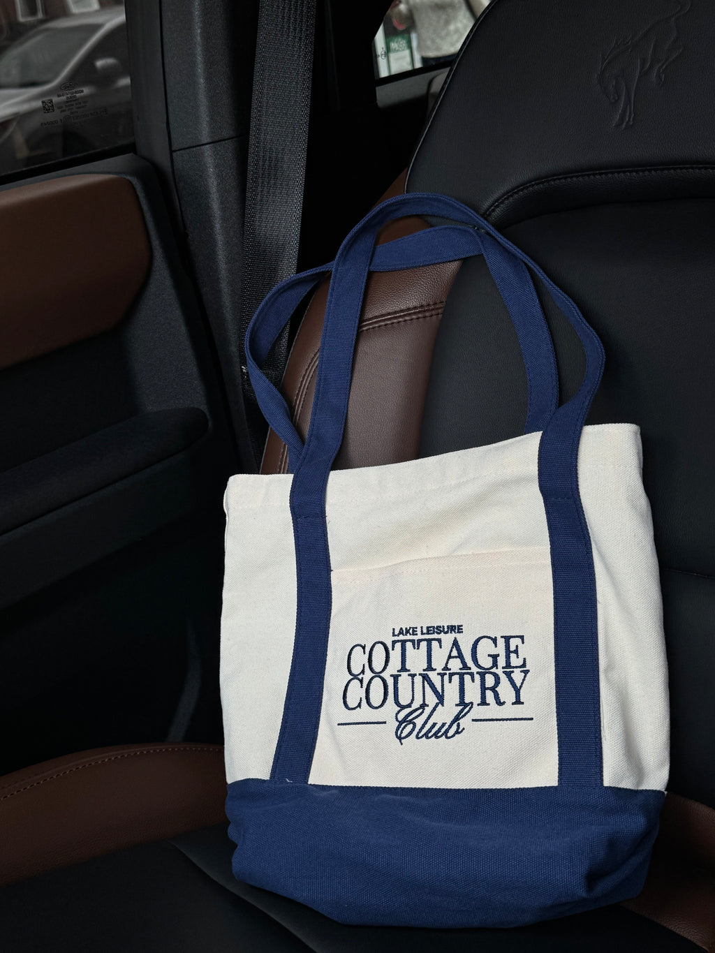 Cottage Country Club Tote Bag